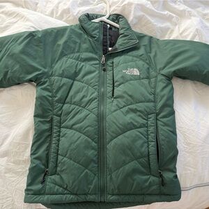 The North Face Forest Green Quilted Jacket
